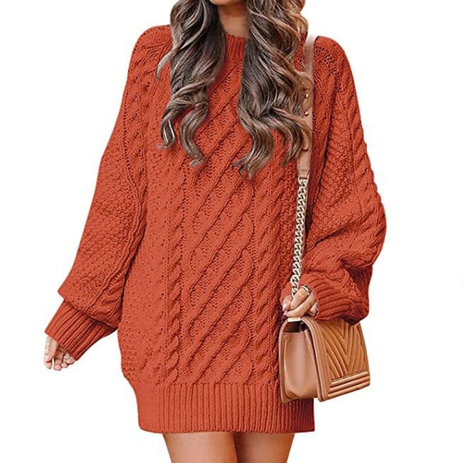LARA | Stijlvolle Gebreide Jurk voor de Winter | Trendy en Warme Winterjurk