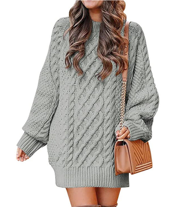 LARA | Stijlvolle Gebreide Jurk voor de Winter | Trendy en Warme Winterjurk