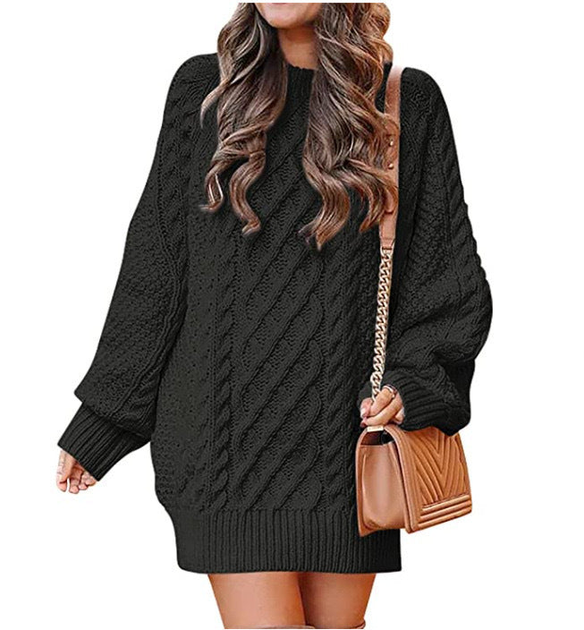 LARA | Stijlvolle Gebreide Jurk voor de Winter | Trendy en Warme Winterjurk