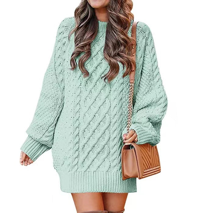LARA | Stijlvolle Gebreide Jurk voor de Winter | Trendy en Warme Winterjurk